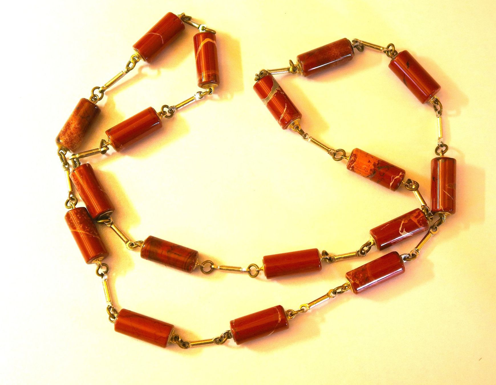 Catenine: Kette Jaspis rot – Usato da Brittnau venduto da marlenestone 1