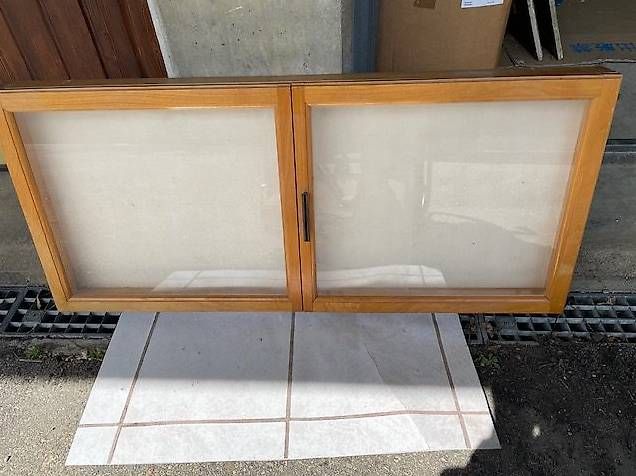 Vetrine: 4 petites vitrines murales en bois – Usato da Colombier NE venduto da Boy48 3