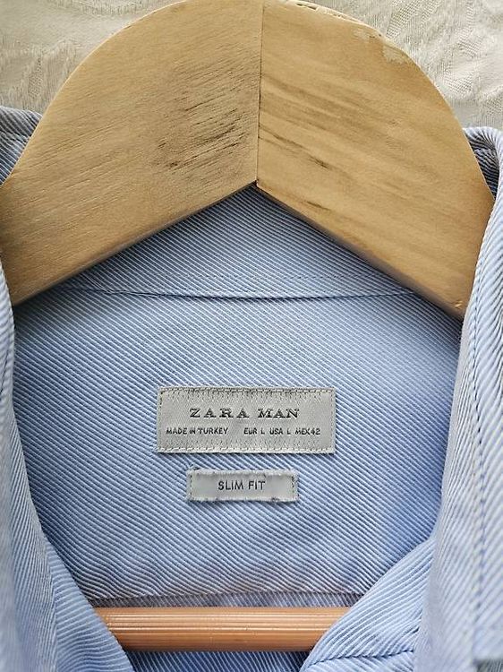 Camicie: Hemd L Slim fit 42 Zara wie Neu – Usato da Strengelbach venduto da killifish 1