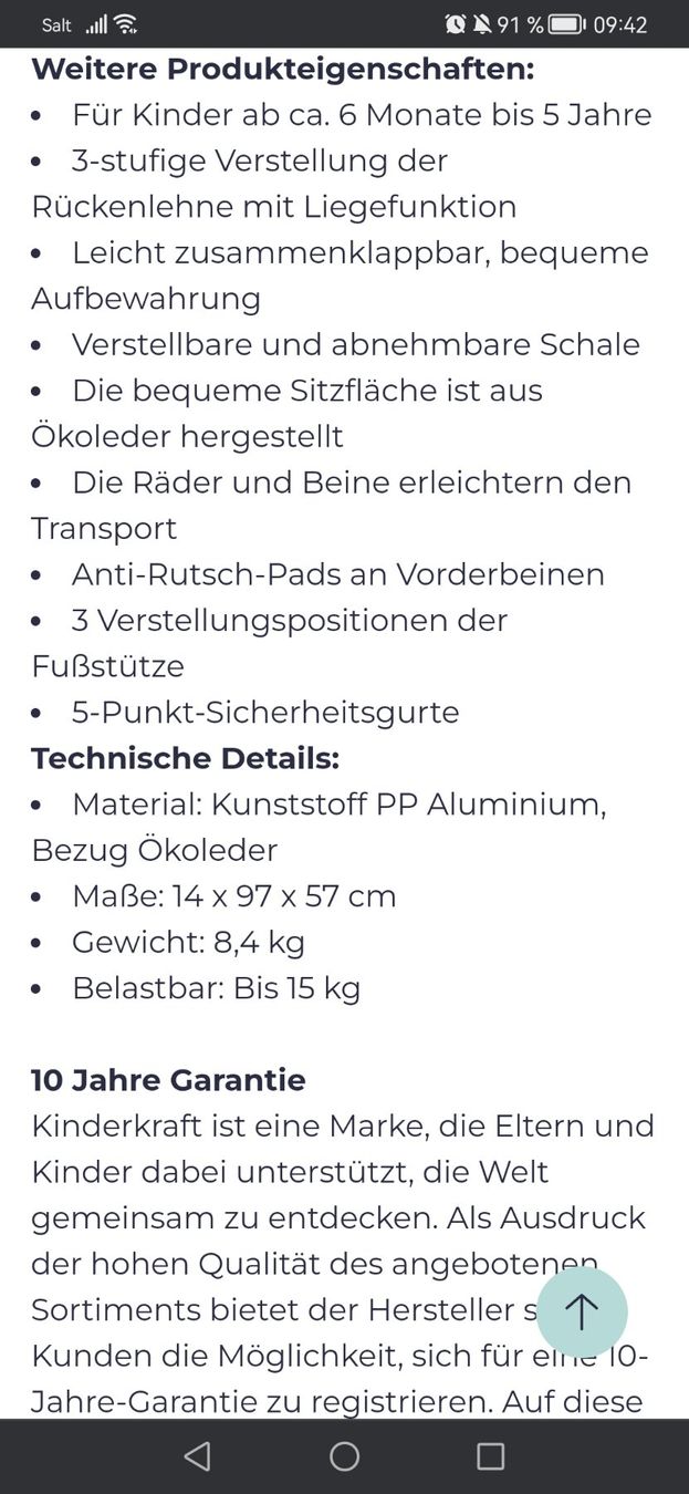 Seggioloni: Hochstuhl Kinderkraft – Usato da Winterthur venduto da Katyakaterina 4