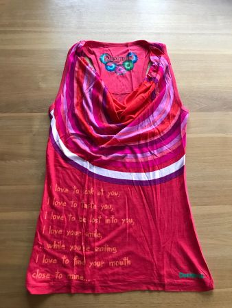 Desigual Top, Gr. M, Sommerliches Shirt, NEU