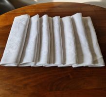 Leinendamast Serviette Monogramm HD