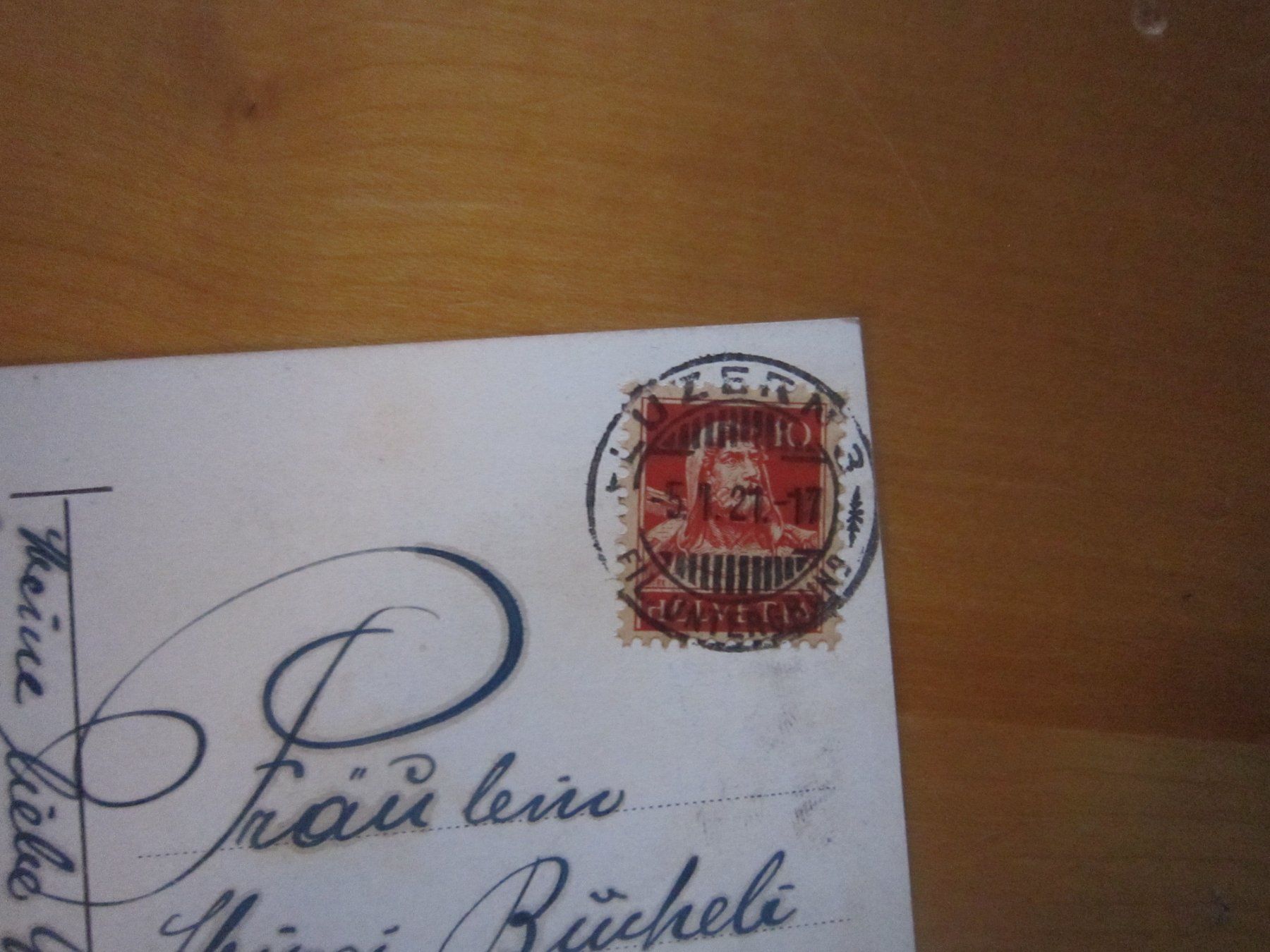 Cartoline postali: No 5 Postkarte Spieler 1927 – Usato da Gordola venduto da Polentaefung 2