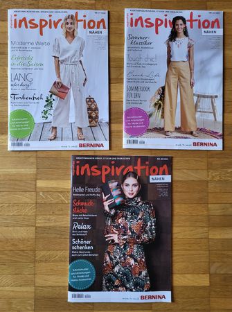 Inspiration Zeitschriften NÄHEN 3 Stk. 