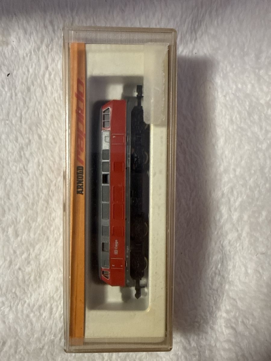 Arnold Modellini di ferrovie: Arnold Rapido Lokomotive der Deutschen Bahn Cargo – Nuovo e nell'imballaggio originale da Basel venduto da sam_7gsy 1