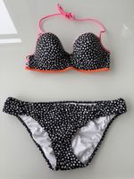 Victoria's Secret Bikini bandeau 34C /M schwarz-weiss