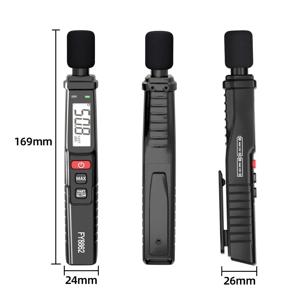 Messen: NEU Schallpegelmesser Dezibelmesser A-Filter / Sonomètre – Neu und originalverpackt aus Isérables von Wishlist 7