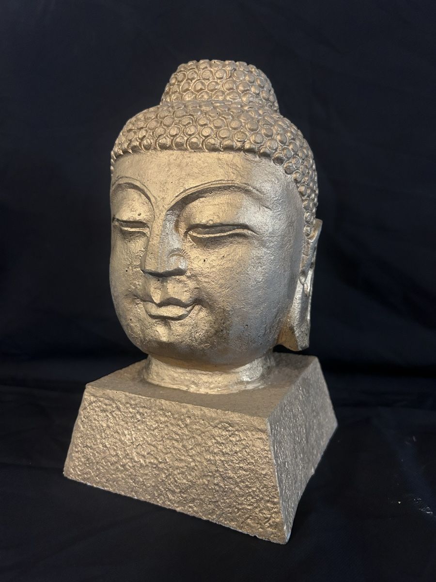 Skulpturen & Statuen: Goldene Buddha-Büste, Deko Figur – Gebraucht aus Glarus von KunstWerkEr-LS87