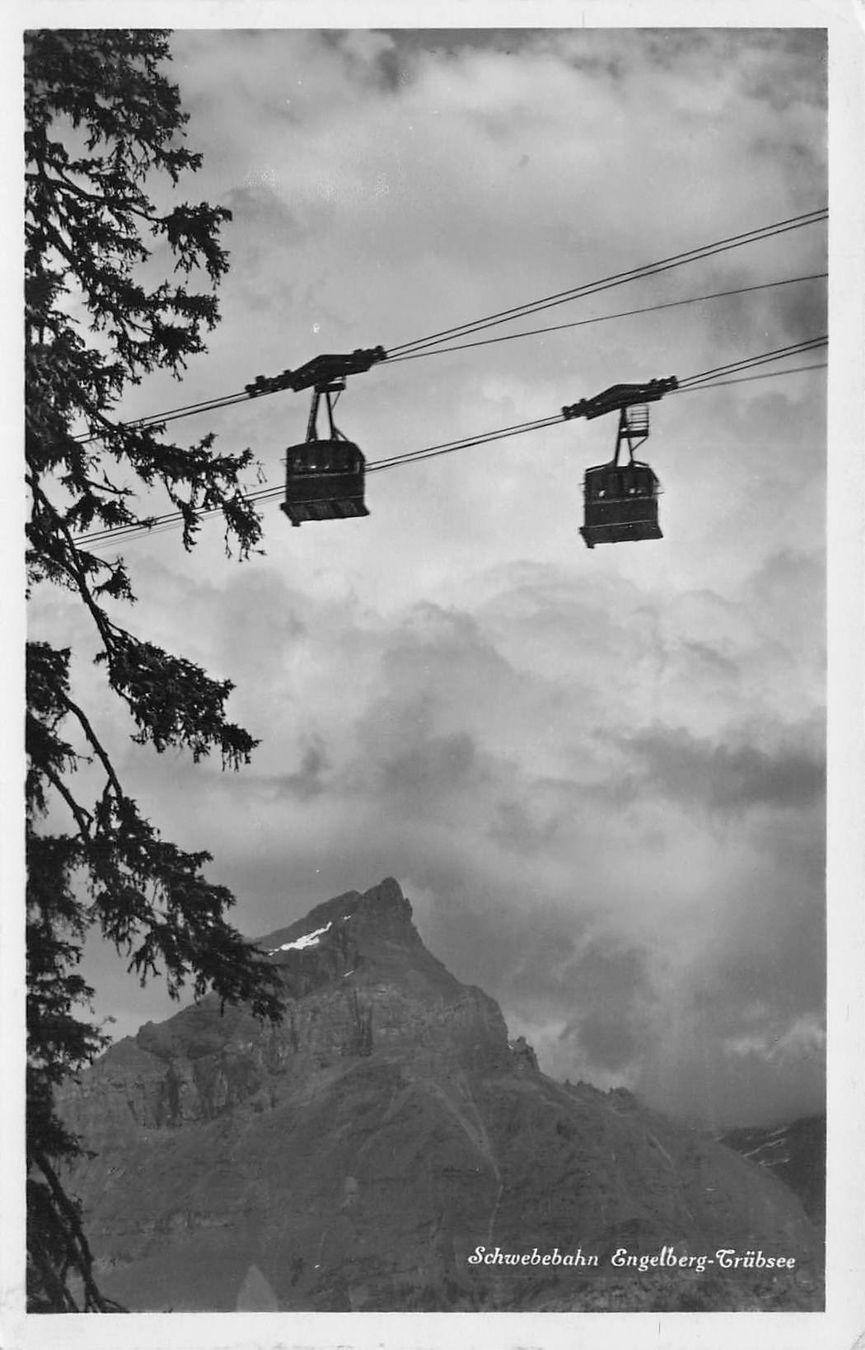 Cartoline postali: Schwebebahn Engelberg trübsee Gondelbahn – Usato da Biasca venduto da Blenio71