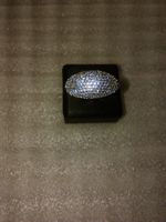 ring modeschmuck mit echt kristall,,glanzig