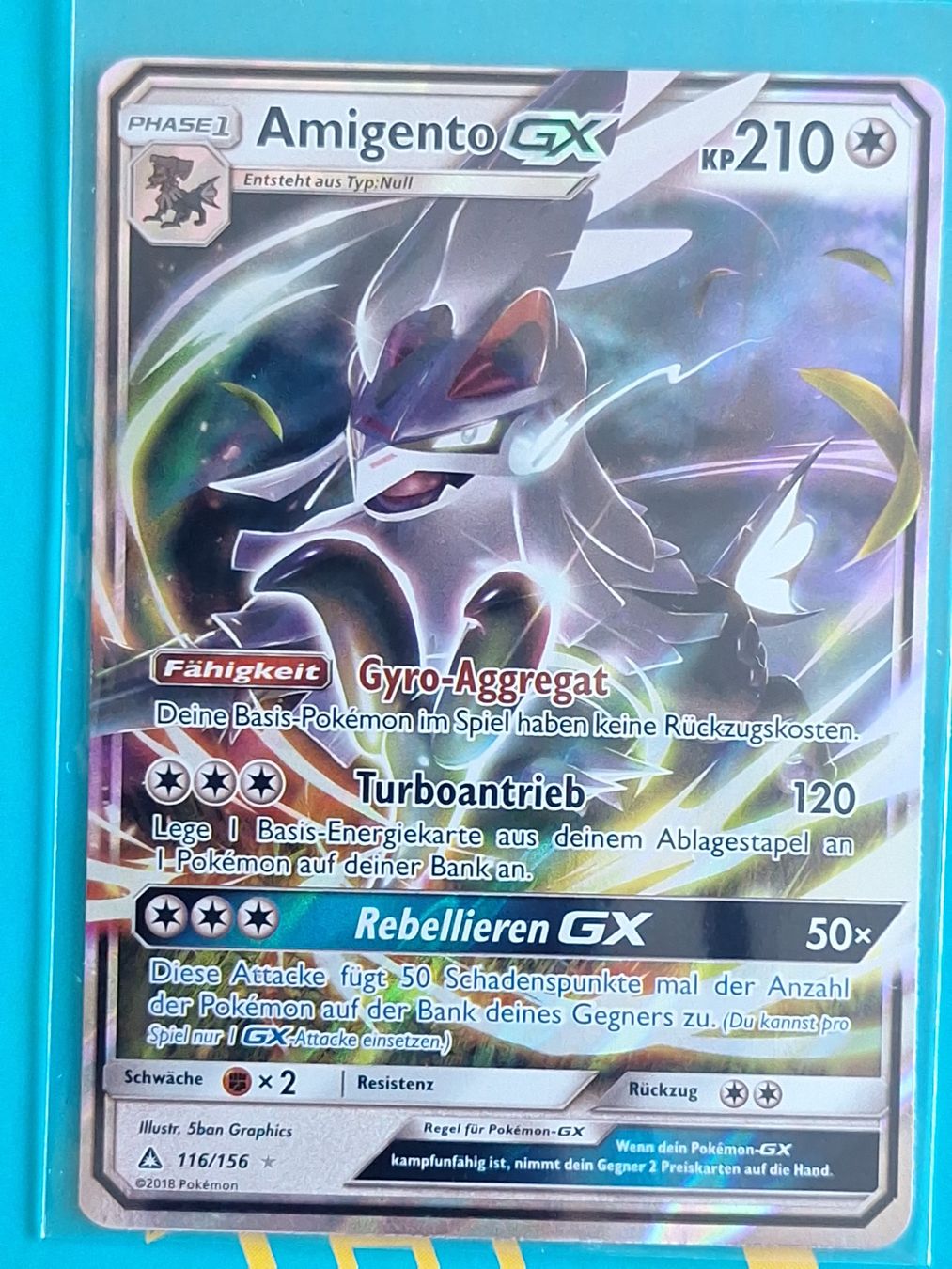 Pokémon Sammelbilder & Trading cards: Amigento GX - Ultra Prisma - #13 – Gebraucht aus Altstätten SG von GGsGameshop