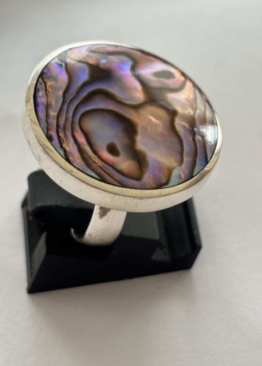 Ringe: Silberring mit Abalone-Muschel 925 – Gebraucht aus Menziken von sense83 3