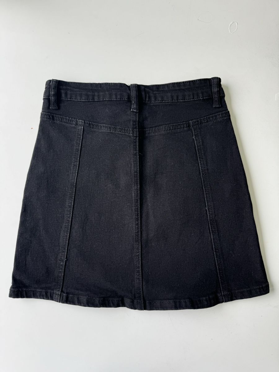 Röcke: Black Denim Mini Skirt, High-waisted – Neu (gemäss Beschreibung) aus Zürich von forestF4iry 1