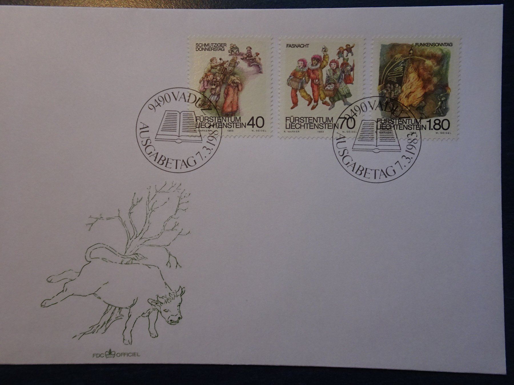Tous les timbres: FDC 1983 – Neuf (Voir description) à Aadorf par Chnorli-Furz