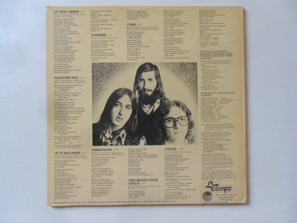 Dischi in vinile: LE TEMPS – Usato da Bex venduto da Giorgiob 1