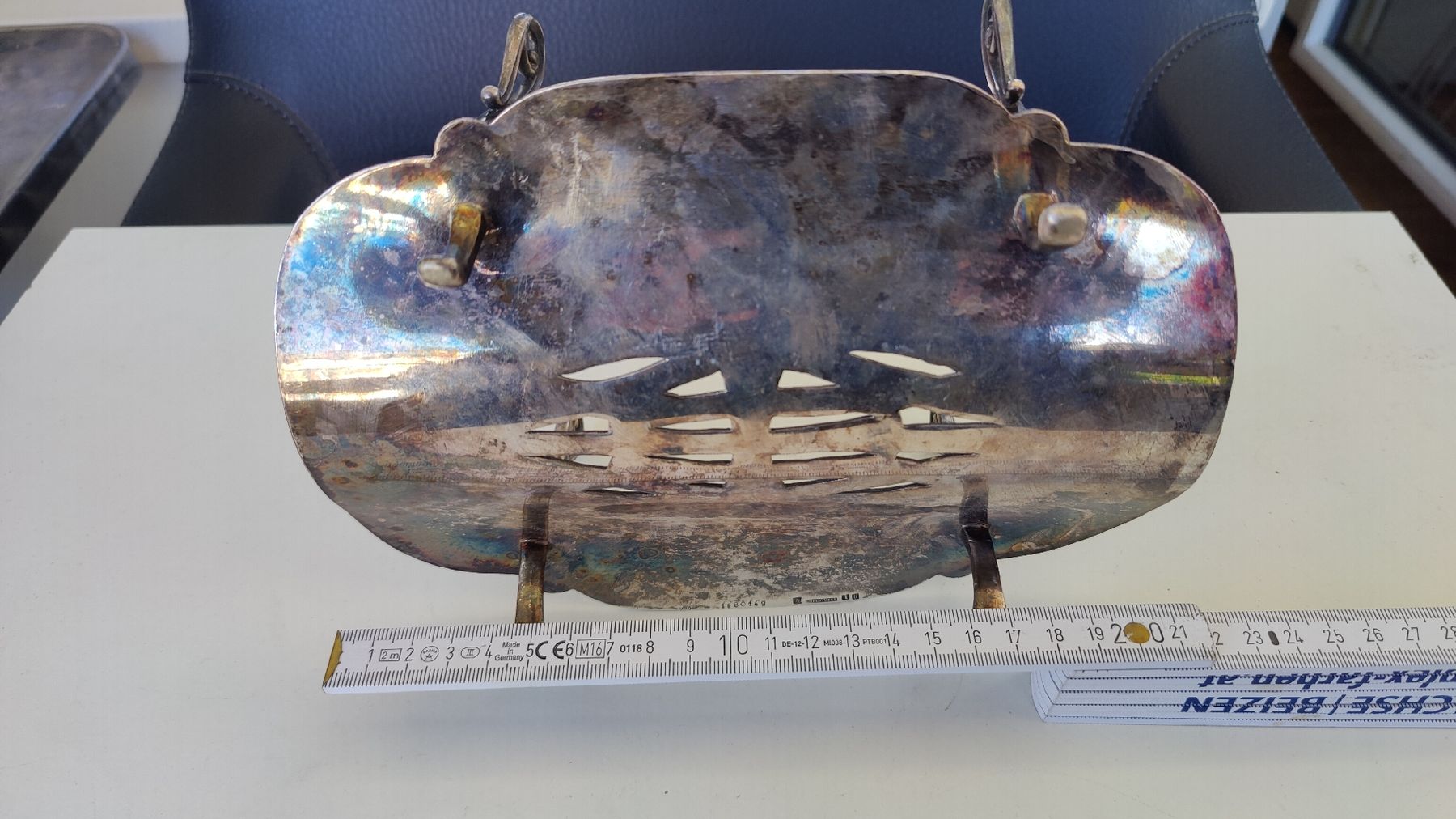 Christofle Teller: Christofle Serviettenhalter, versilbert (WG) – Gebraucht aus Neuenhof von SchnaeppliAllerlei 6