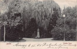 Baden, Casino Park, gelaufen 1905