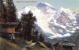 Lauterbrunnen (BE) Die Jungfrau (4166 m)