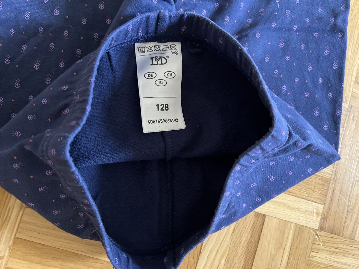 Calze & Collant: Mädchen Leggings dunkelblau - Grösse 128 – Usato da Zuchwil venduto da Commander0 3
