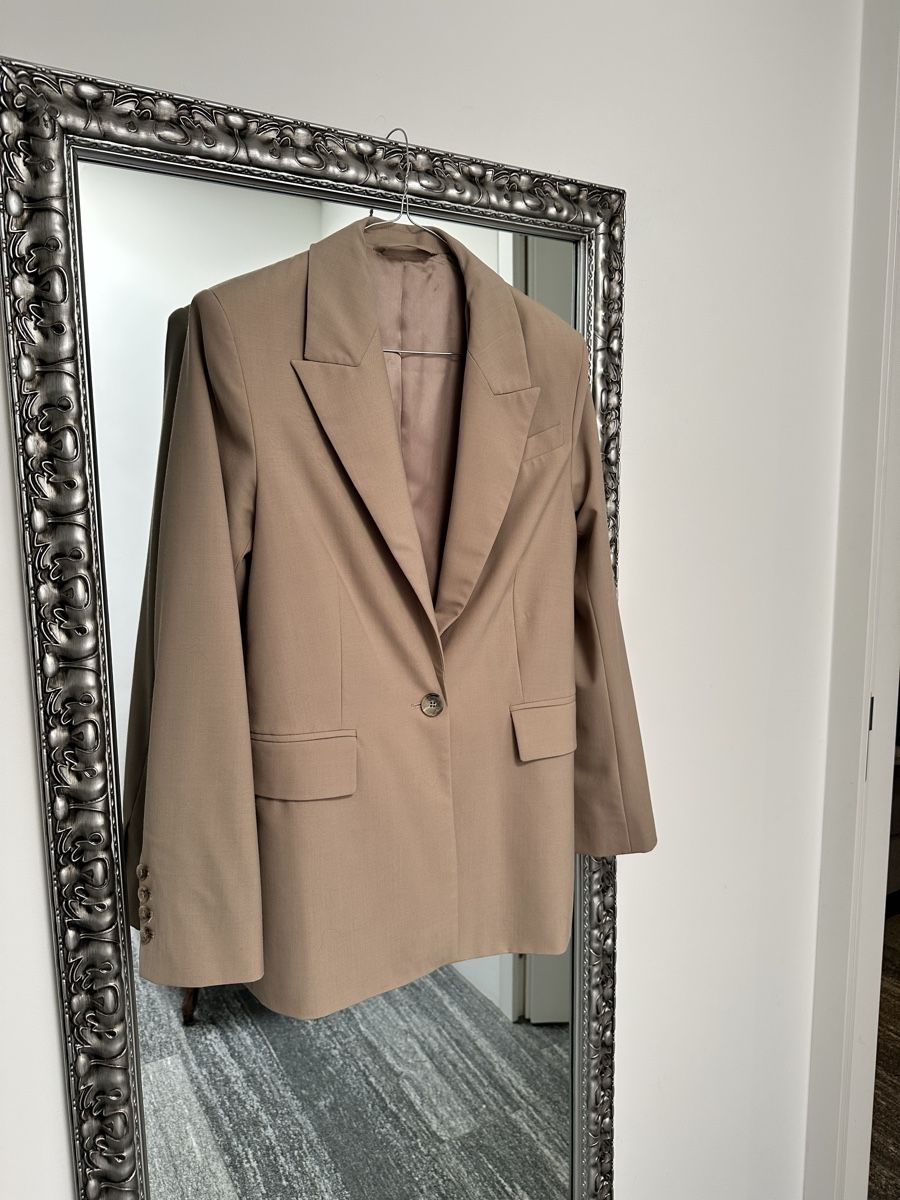 Other Stories Giacche: Oversized & Other Stories Blazer, Size 34, Beige – Usato da Sementina venduto da NinaDel 1