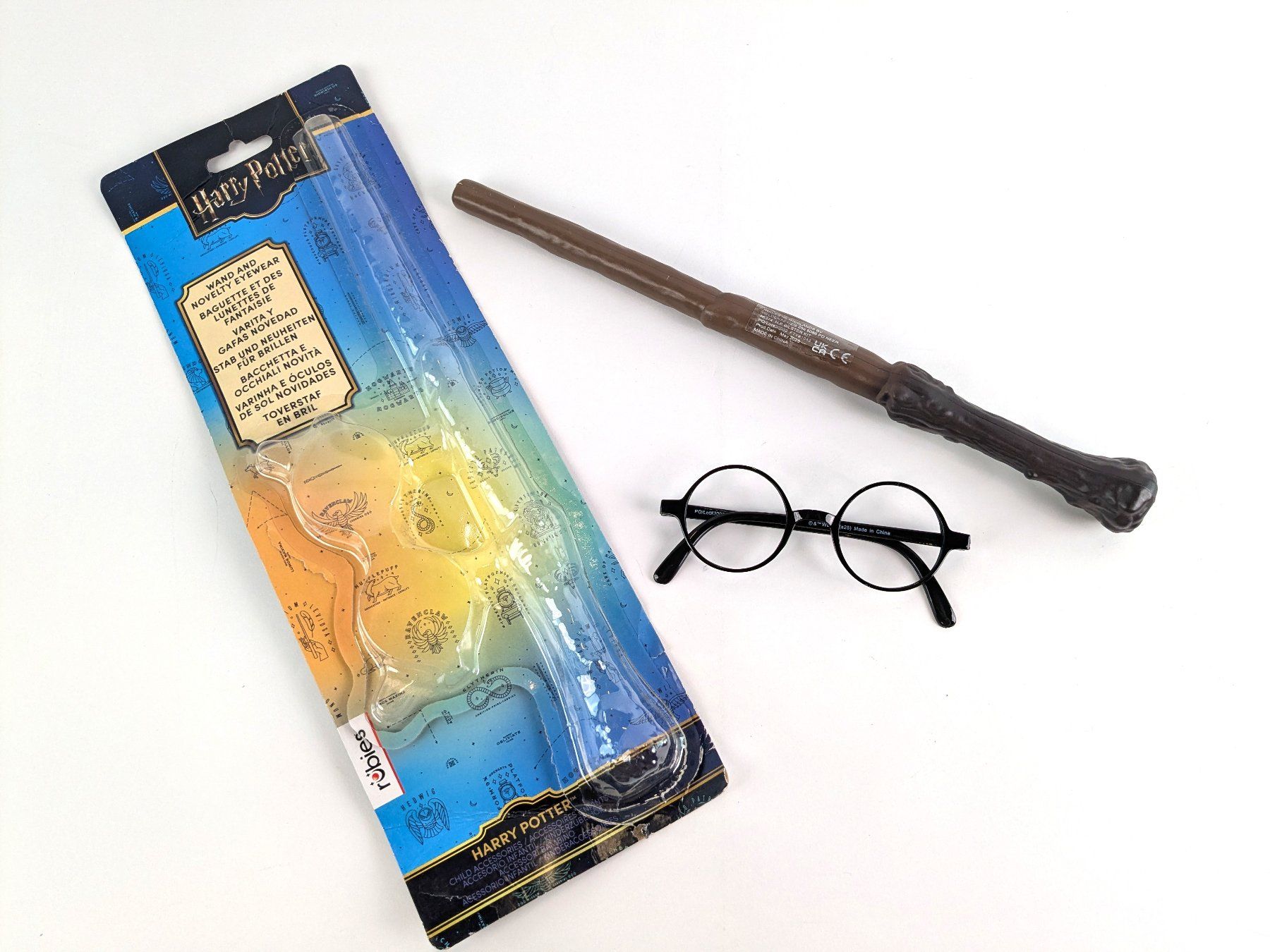 Giocattoli: RÜBIES Harry Potter Zauberstab und Brille – Nuovo (secondo la descrizione) da Dintikon venduto da Restwert_Dintikon