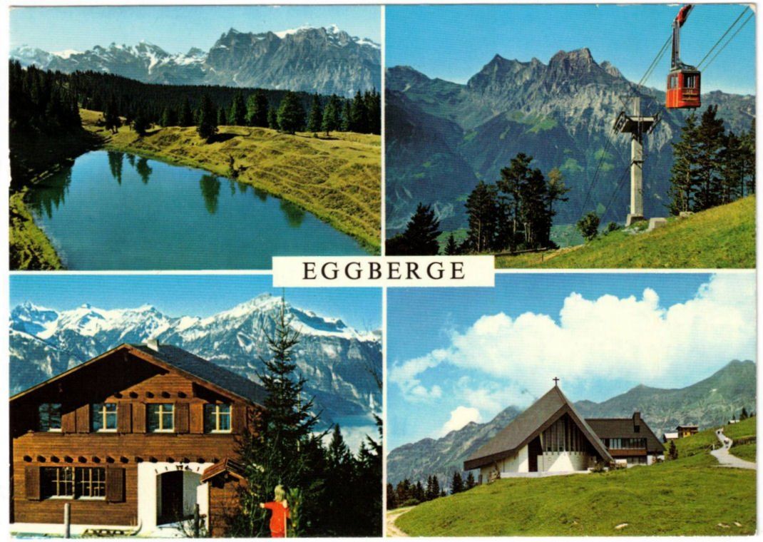 Cartoline postali: Altdorf - 4 Bild AK Eggberge – Usato da Binningen venduto da Mountainrider