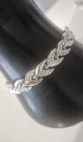 Bracciale da donna con strass argento nuovo