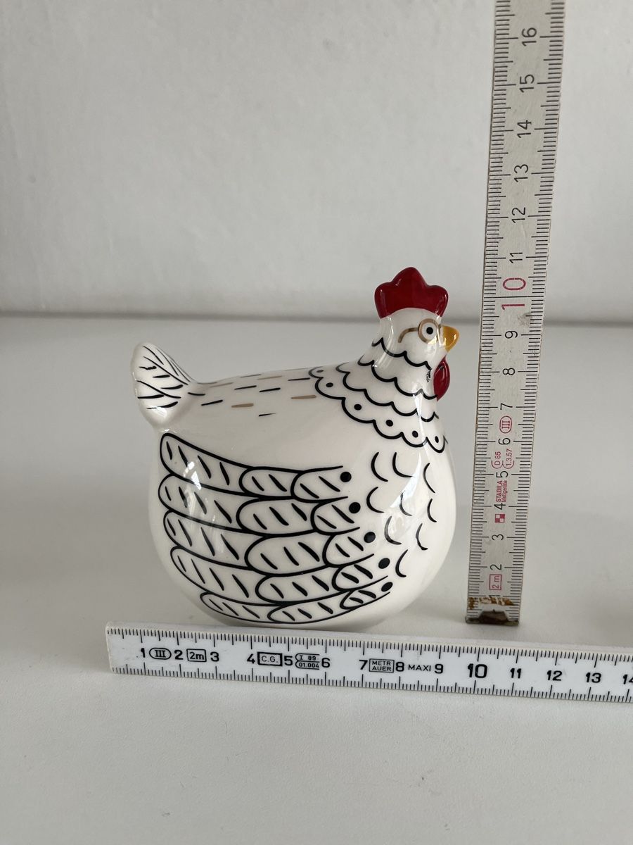 Statuette: 3 Stk. Hühner aus Keramik – Usato da Wetzikon ZH venduto da seli03 7
