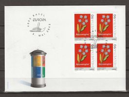 F1093 - FDC Europa  2003 bloc de quatre