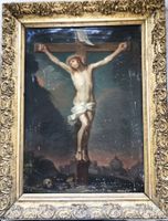 Deschwanden - Ölgemälde - 19.Jh - Kreuzigung Jesu - gerahmt