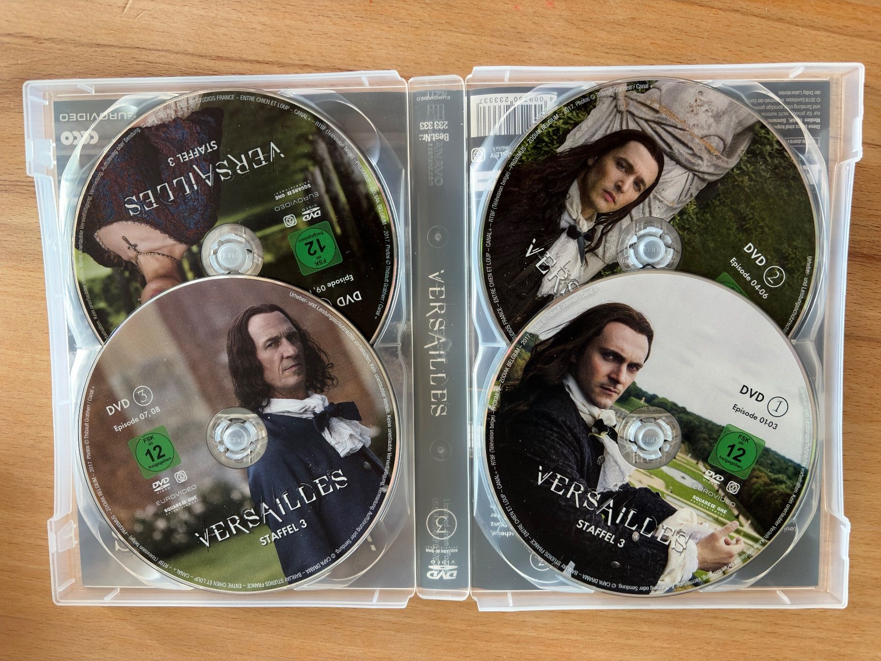 Tutti i DVDs: Versailles  Staffel 1 + 2+ 3 – Usato da Hombrechtikon venduto da Dokmasa 8
