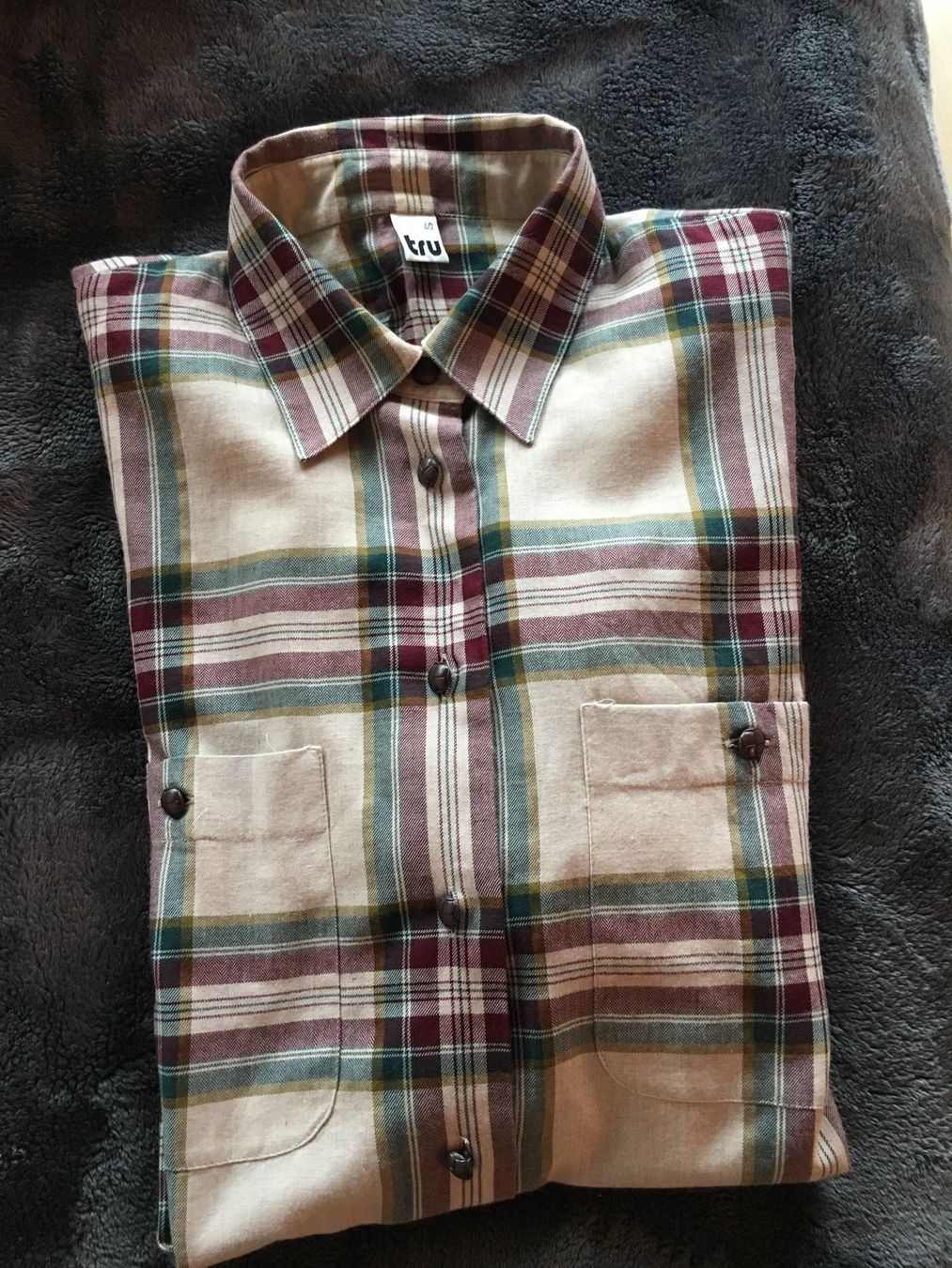 Camicette: Hemdbluse 90`er, Gr. 40, kariert – Usato da Arni AG venduto da Mimo007 7