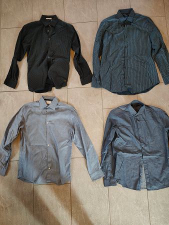 4 Hemden blautöne, Grösse M