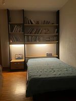 Rêve d'ado ! / Bibliothèque +lit + chevet + armoire