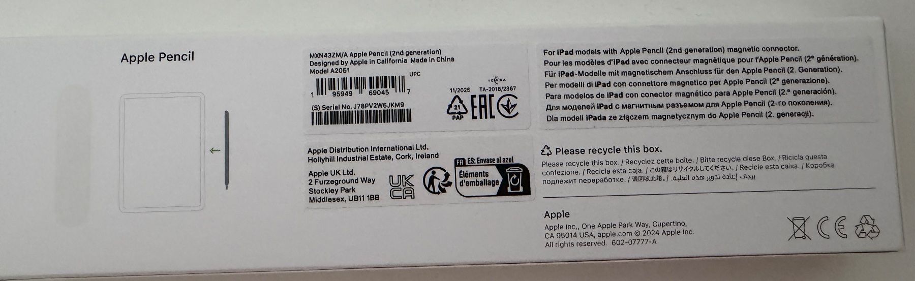 Apple Penna & Evidenziatori: Apple Pencil 2. Generation neuwertig mit Zubehör – Nuovo (secondo la descrizione) da Cham venduto da yl01CH 1