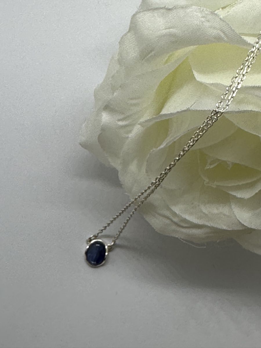 Catenine: Halskette mit kyanit – Nuovo e nell'imballaggio originale da Niederglatt ZH venduto da Silberschmuck-design 1