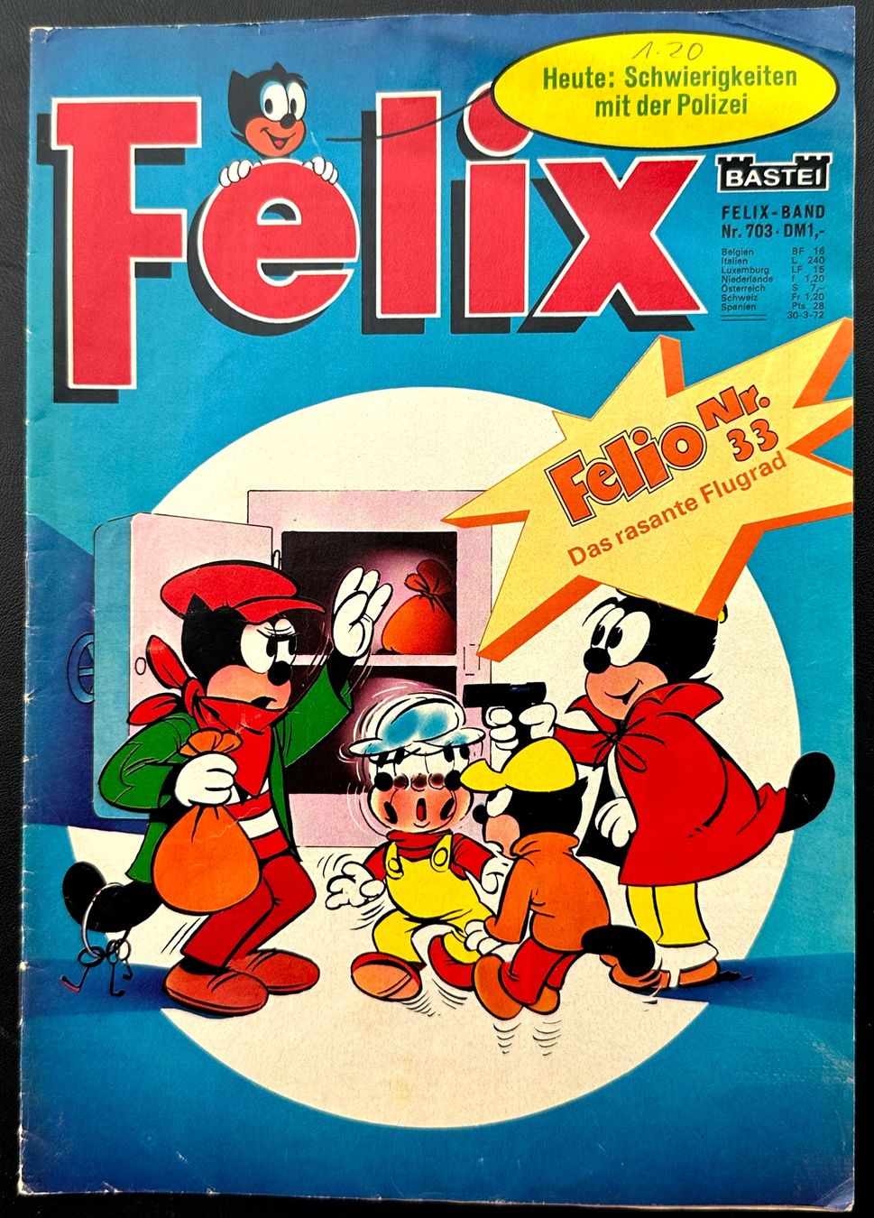 Fumetti: Felix Band Nr. 703 1 DMark – Usato da Seltisberg venduto da quadartswiss