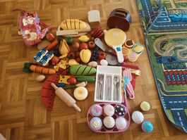 Diverse Holz Spielfrüchte und Allerlei
