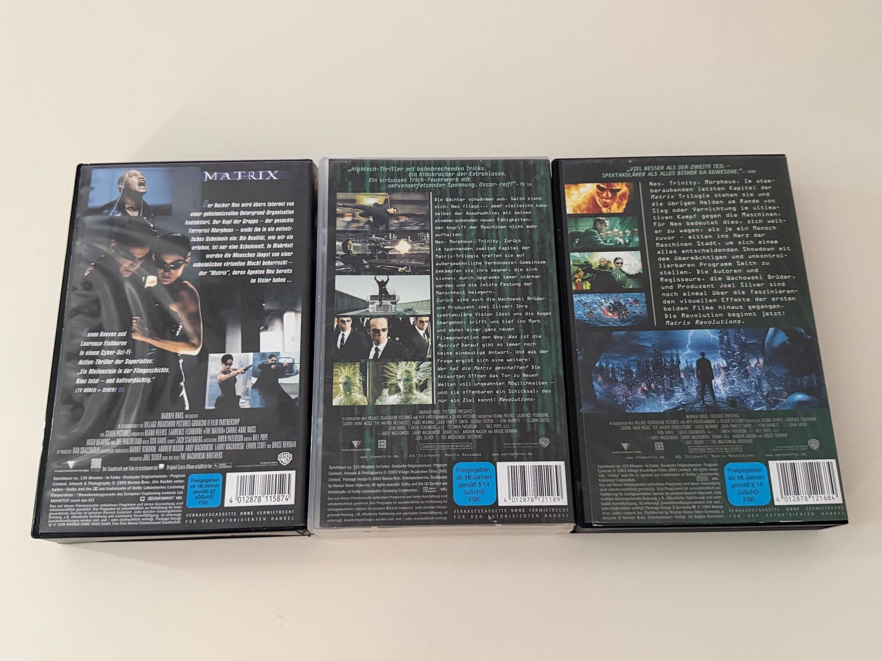 Alle VHS: Matrix Trilogie VHS Sammlung – Gebraucht aus Altstätten SG von sheamus 1