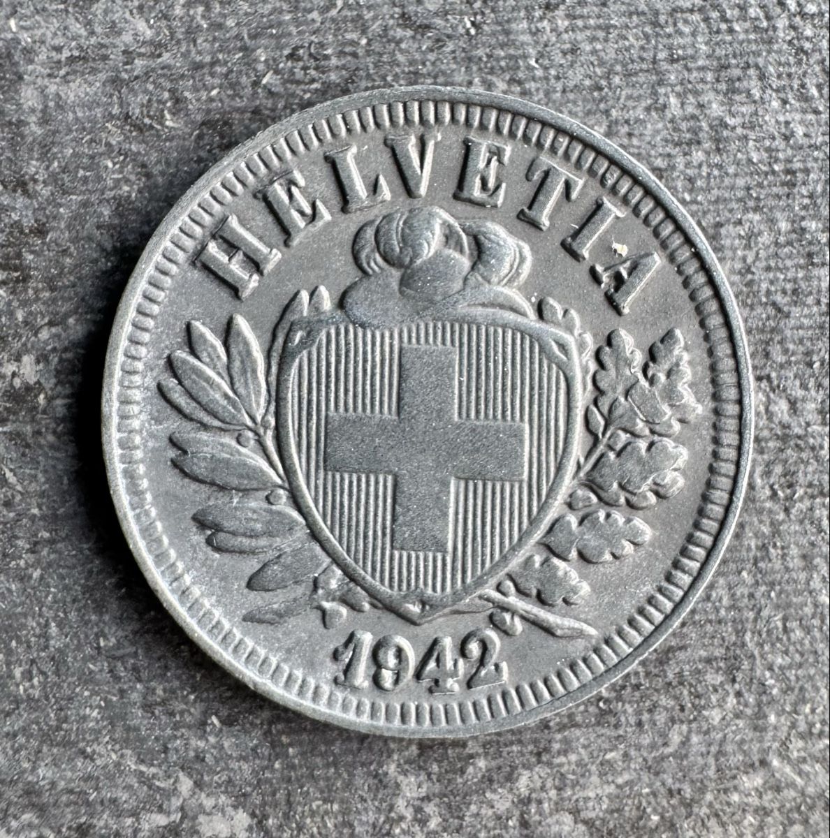 Toutes les monnaies: 2 Rappen 1942 – D'occasion à Meilen par coins4sale