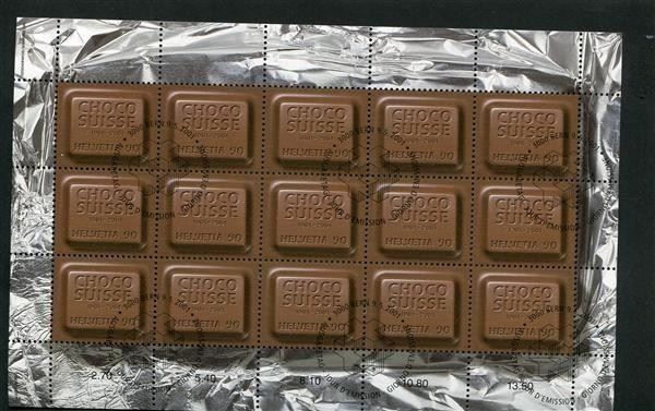 Tutti i francobolli: 2001 Choco Suisse Kleinbogen mit ET-O – Nuovo (secondo la descrizione) da Winterthur venduto da Kyoung