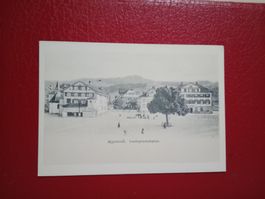 AK Kunst Appenzell Landsgemeindeplatz s/w Karte
