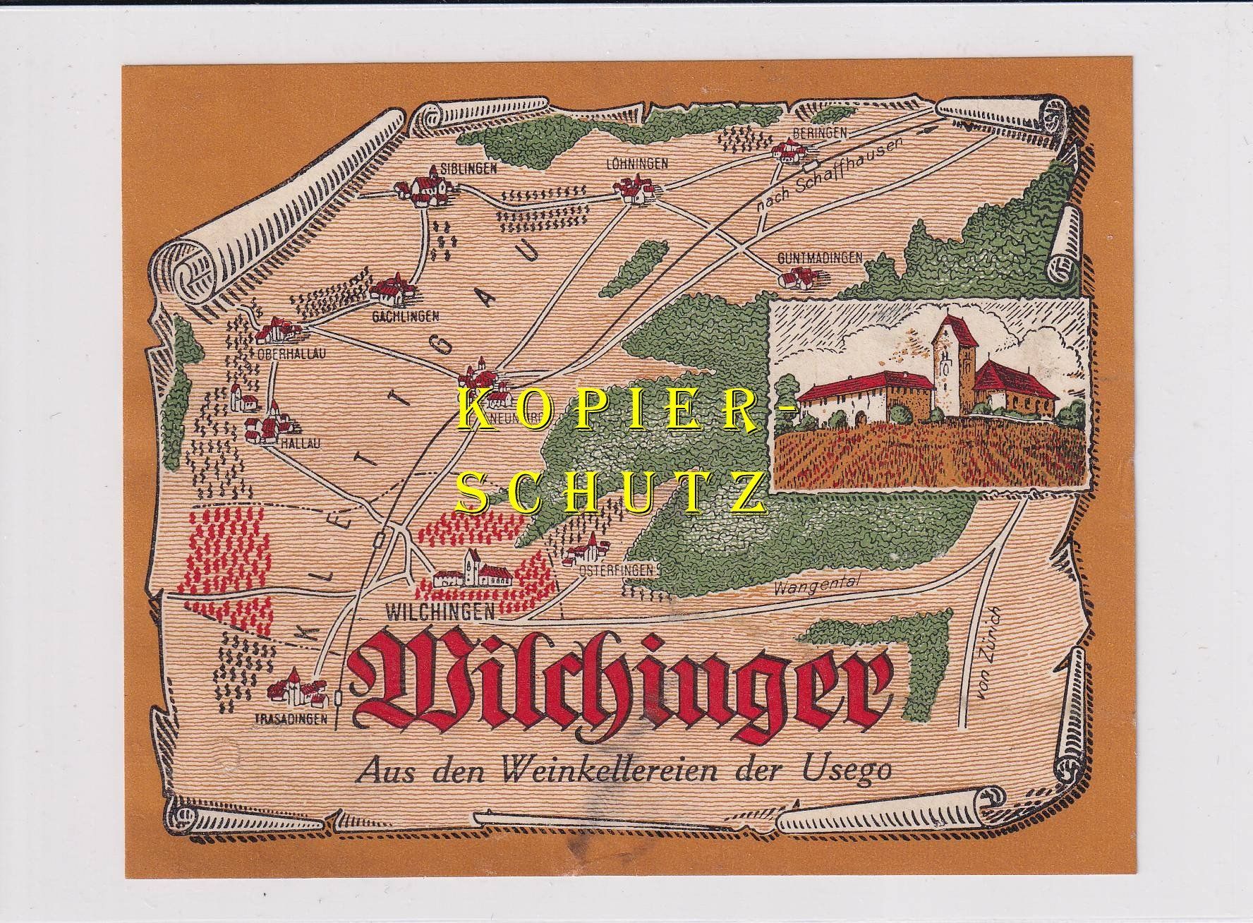 Carta: Etikette - Wilchinger /bd – Usato da Hombrechtikon venduto da Rudolf07
