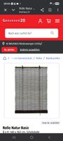 Bambusrollo Schokobraun 140x160cm