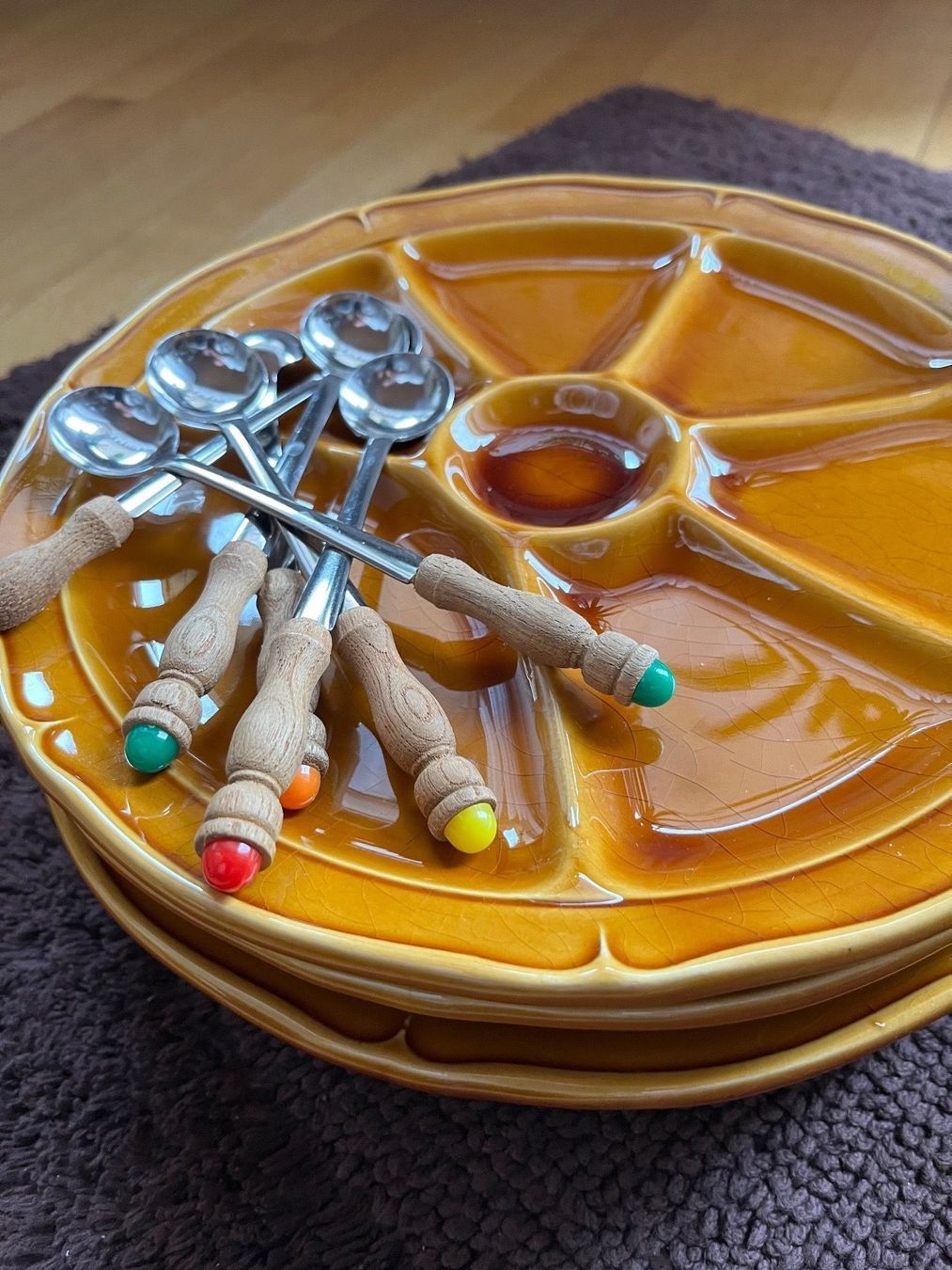 Set di piatti: Fondue Set komplett – Nuovo (secondo la descrizione) da Neuenhof venduto da Himmel2 2