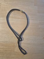 Braune Halskette / Leder / Einzigartig