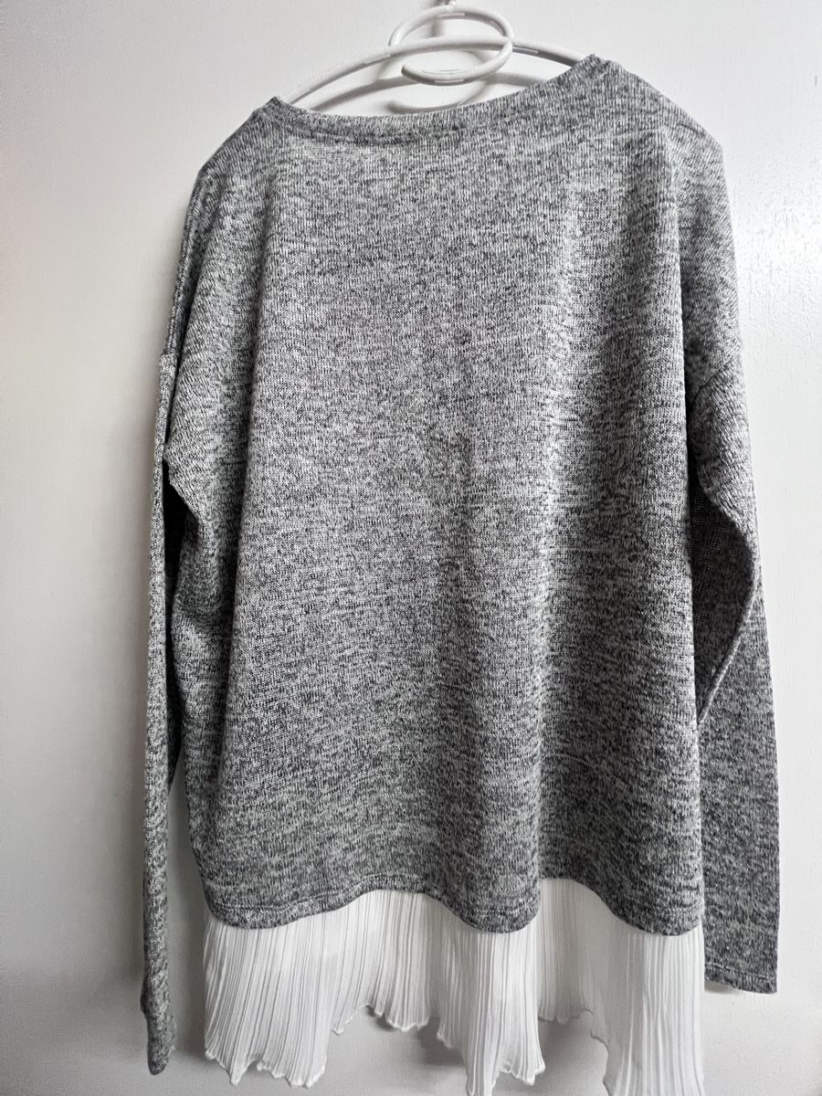 Maddison Maglioni & Felpe: Grauer Pullover mit Volants - von Madison, Manor, Gr. L – Usato da Teufen AR venduto da Maleaa 1