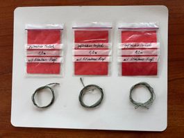 Geflochtene Vorfächer z. Fliegenfischen