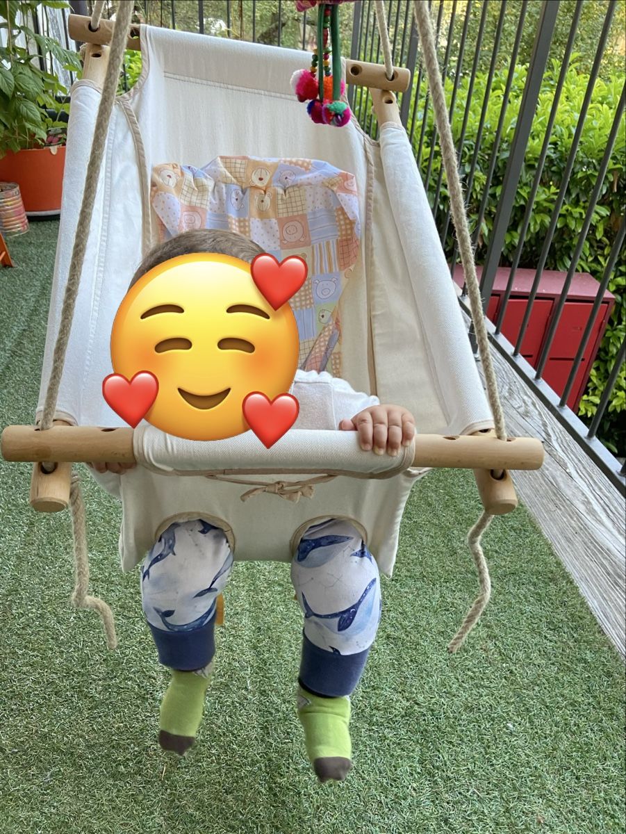 Sdraiette & Sdraiette a dondolo: Hamac pour bébé avec ressort – Usato da Fribourg venduto da LaureG85 3