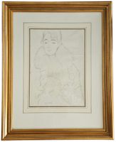 Lady with Fur Collar - Gustav Klimt